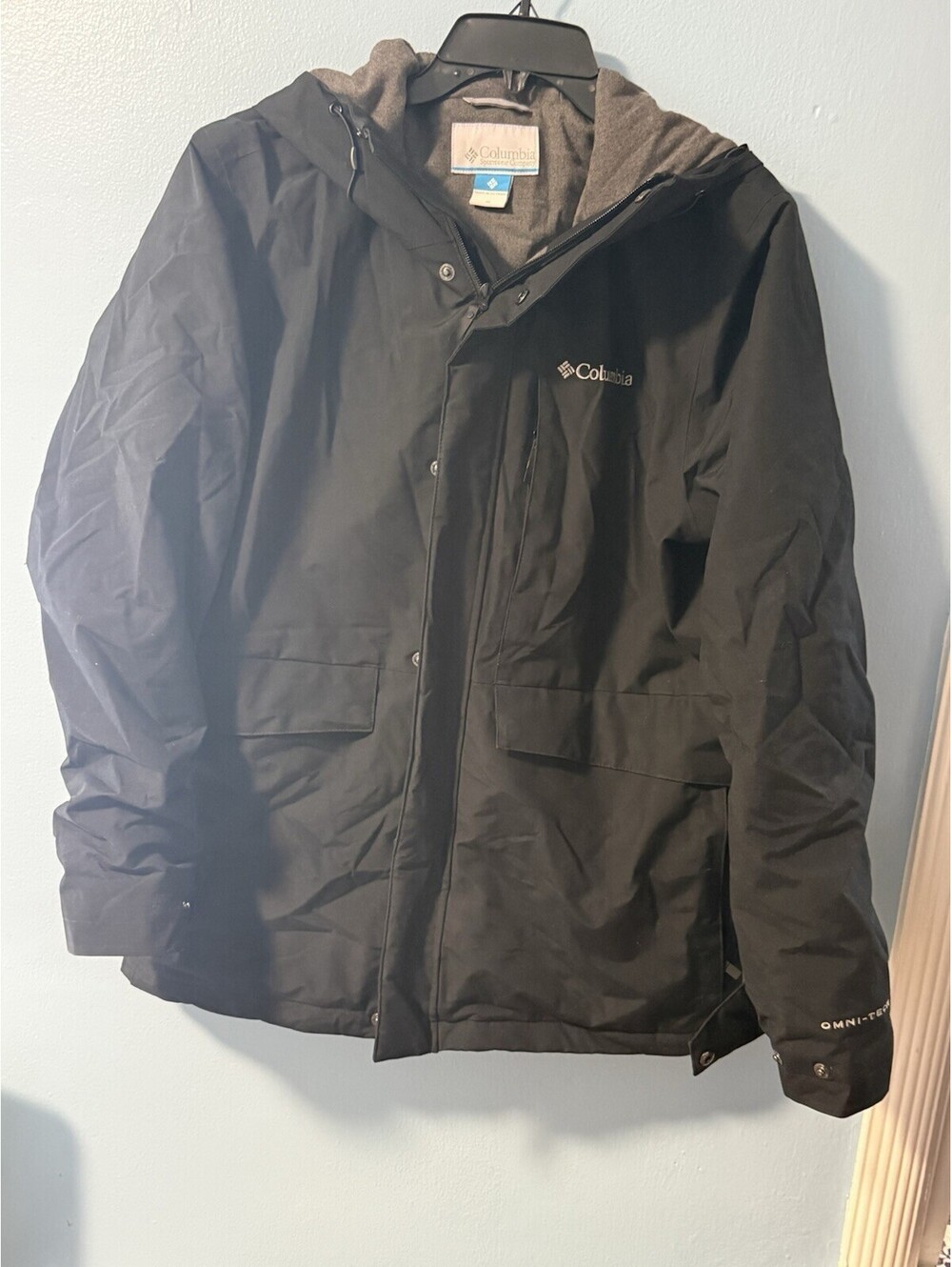 COLUMBIA MENS Jacket Omni-tech Medium